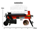 Rachador De Lenha 7t Potente, Seguro E Durável 220v